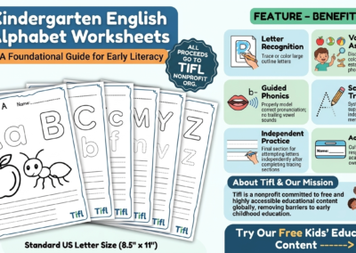 English Alphabet Worksheets KG